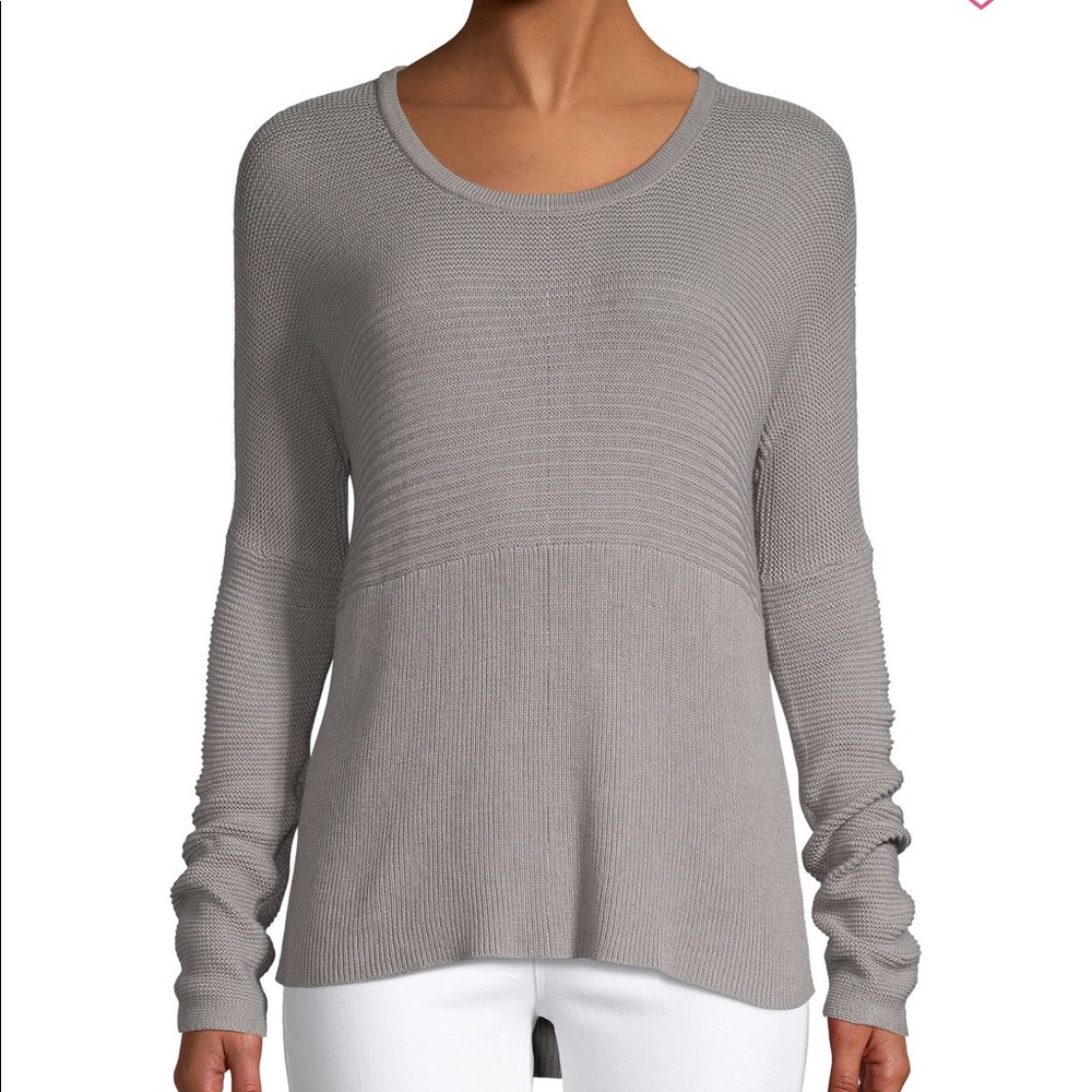 LAST CALL 🌟 Helmut Lang Textured High-Low Sweater